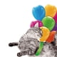 thumbnail image 2 of Adornos colgantes para coche con globos coloridos colgantes decorativos Gato gris, 2 of 4