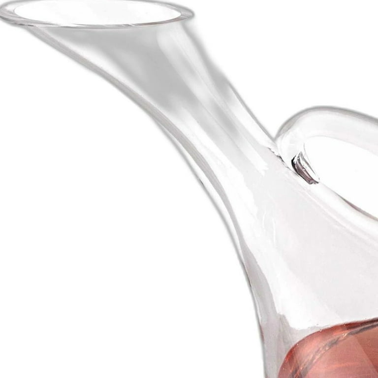 Mouth Blown Glass Wine Carafe 32 Oz Mouth Blown Glass Wine Carafe 32 Oz
