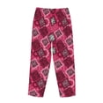 thumbnail image 5 of Xecao Geometry Women's Straight Lounge Pajama Pants: The Epitome of Relaxed Sleepwear, 5 of 9
