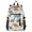 Cartoon Dinosaurs Leaves, variant on JIALIOU 14" Laptop Backpack Waterproof Airline Approved Stylish Casual Daypack for Travel Business College Work, Cartoon Dinosaurs Leaves