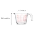 thumbnail image 5 of Household Measuring Cup Heat-resistant Glass Measuring Cup Kitchen Baking Milk Cup, 5 of 5