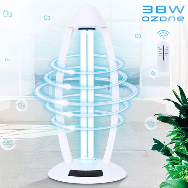 Uv Light Sanitizer With Ozone Model 38 Watt Uv Disinfection Lamp With Remote Control Uv Germicidal Lamp