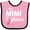 Pink and Black, variant on Inktastic Breast Cancer Awareness My Mimi is a Fighter Boys or Girls Baby Bib