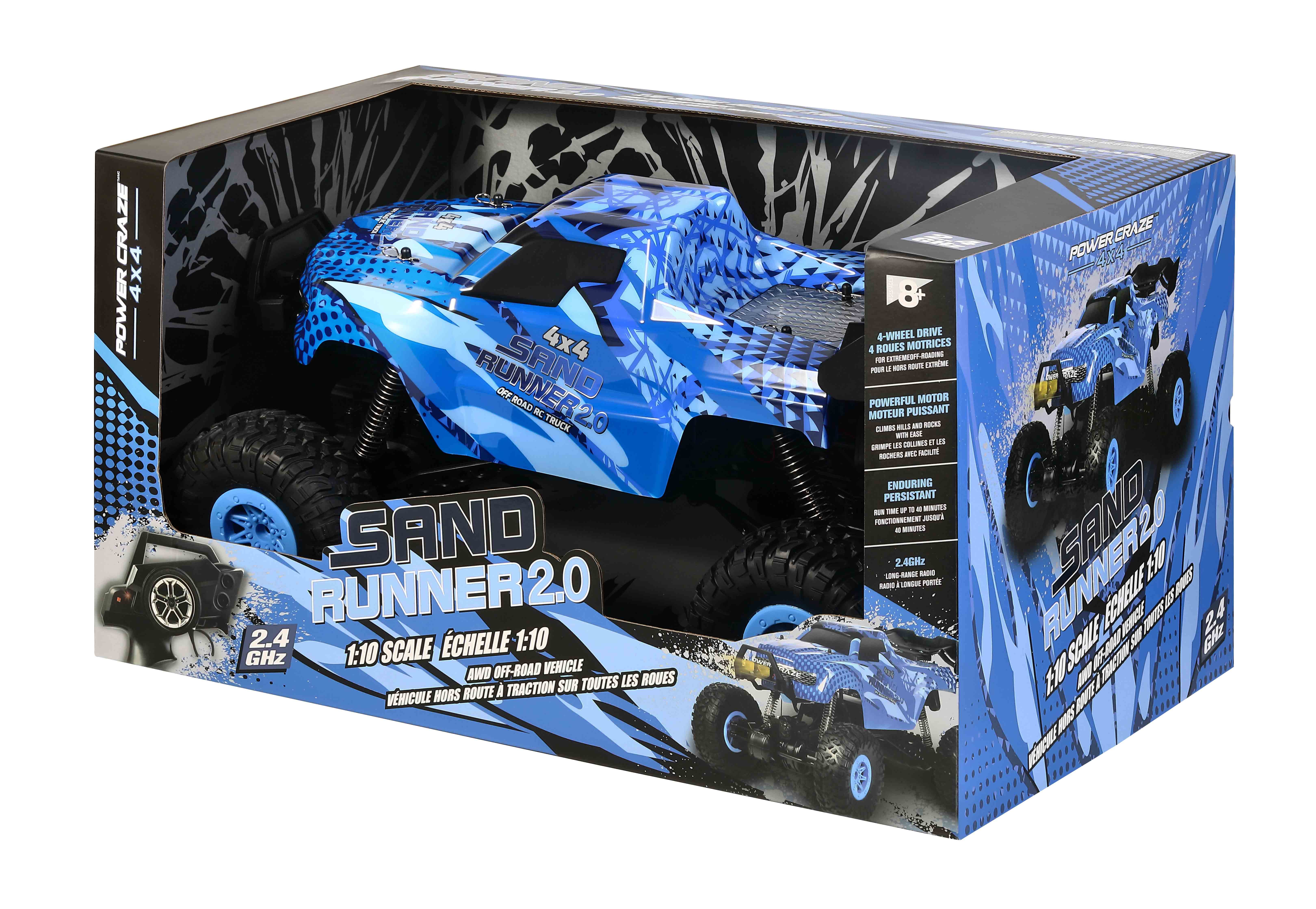 Power Craze Sand Runner 2.0 Échelle 1:10 Véhicule tout-terrain à traction intégrale