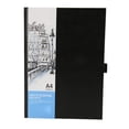 thumbnail image 2 of Hardcover Sketch Book, 80 Sheets Multipurpose Thick Paper A4 Drawing Notebook Portable 130 GSM  For Pencil For Chalk For Watercolors, 2 of 8