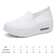 thumbnail image 3 of Zapatos Para Correr Mocasines informales para mujer, zapatillas informales transpirables para deportes al aire libre (41 blanco) Sywqhk Para Estrenar, 3 of 5