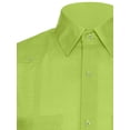 thumbnail image 2 of Mens Linen Look Guayabera Shirt, 2 of 3