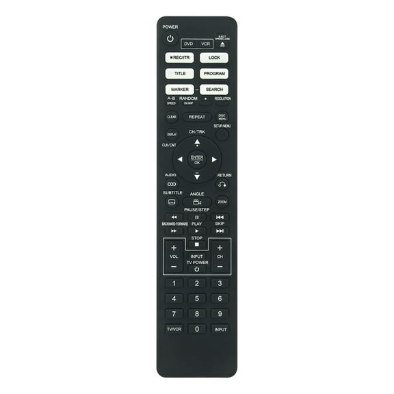 New 6711R1N204A Replace Remote Control compatible with with LG 6711R1N204A DVD Remote Control V194H V914H V914H/VCR