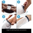 thumbnail image 4 of Waterproof Cover Leg Adult Full Leg Shower Protector Watertight Protection for Foot Ankle Knee Wountransparent, 4 of 4