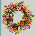 thumbnail image 6 of Spring Floral Wreath For Home Door Decoration For Weddings And Seasonal Celebrations 50cm Size For Wall Hanging, 6 of 8