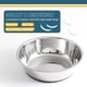 thumbnail image 4 of Set de 2 cuencos de acero inoxidable Brillar para cachorros perros gatos o gatitos Electrónica, 4 of 4