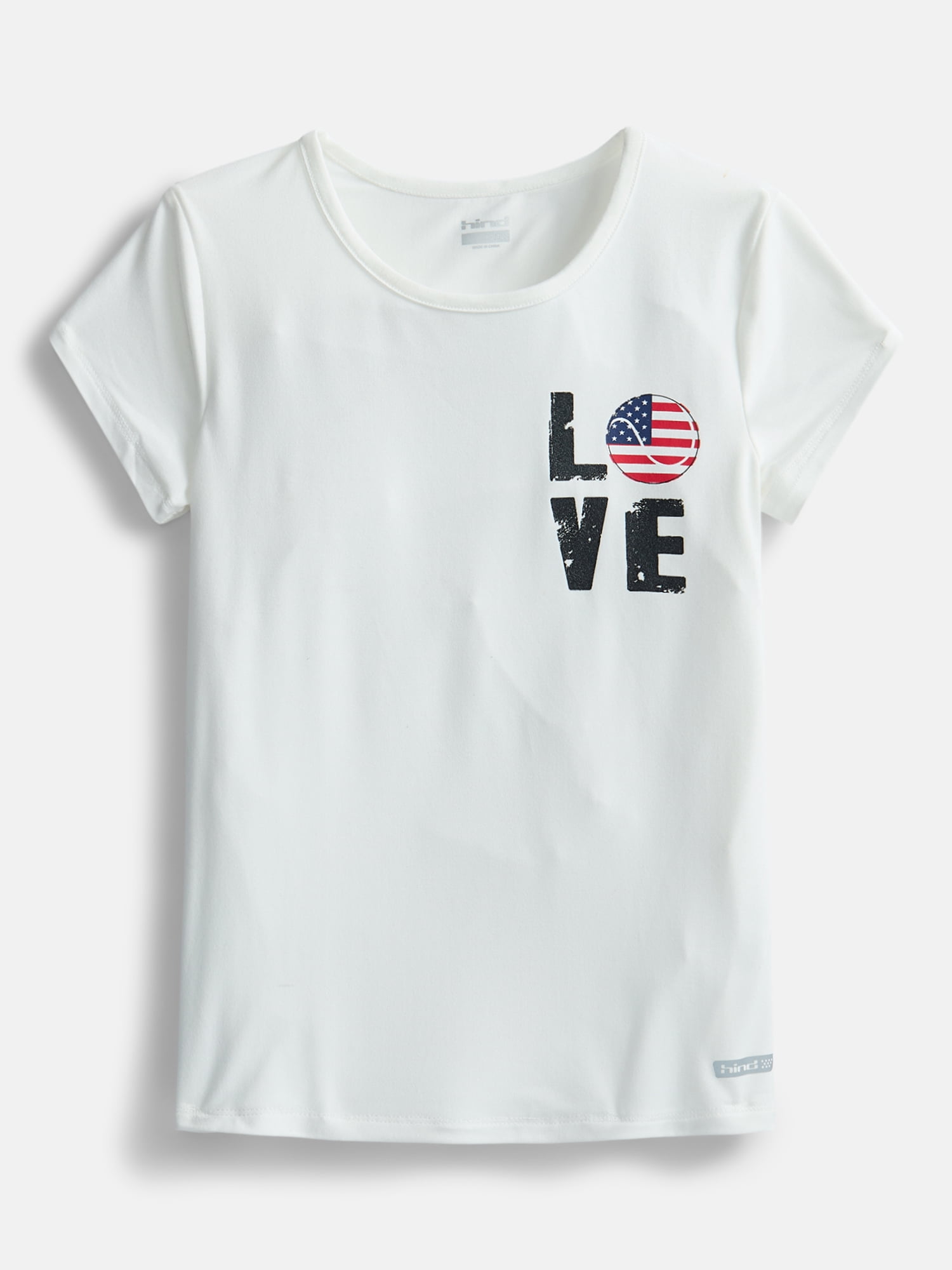 Hind Girls Graphic Tee with Short Sleeves, 2-Pack, Sizes 4-16