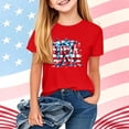 thumbnail image 3 of Odeerbi Chicos Niñas 4 de Julio Camiseta Manga Corta Día de La Independencia Camiseta Gráfica, 3 of 7