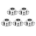 thumbnail image 4 of Axis Bearing Fittings, Insulated Flange Guide Shaft Coupler High Hardness 5 Pcs  For Mechanical Transmission, 4 of 8