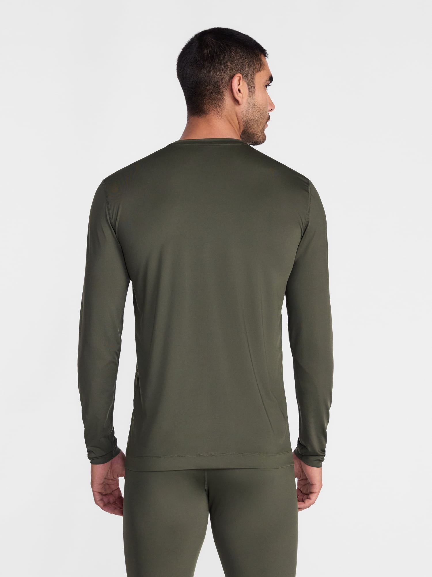 Ozark Trail Mens Long Sleeve Crew Neck Lightweight Thermal Top, Sizes S-3XL