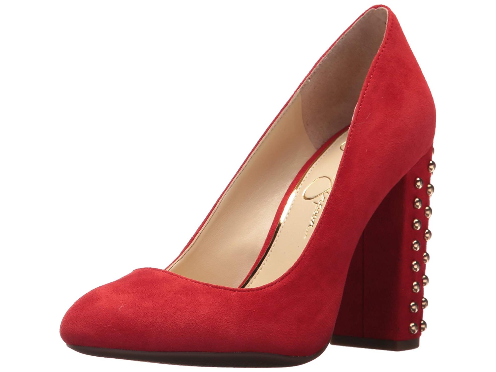 jessica simpson suede pumps
