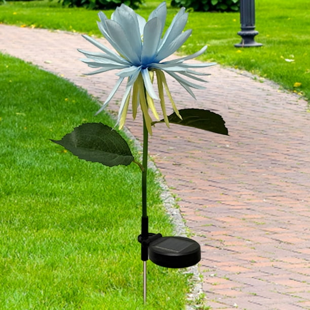 Decoración decorativa accionada solar de la jardinería del partido del patio trasero de la luz 600Mah de la flor Hugtrwg Para estrenar