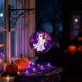 thumbnail image 5 of YingYouFu Halloween Acrylic Suncatcher Hanging Ornament, Ghost Pumpkin Maple Leaf Design Window Pendant, Decorative Hanging Decor for Window, Wall, Home, Fall Thanksgiving, Holiday Party Decoration, 5 of 5