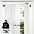 thumbnail image 5 of Meriville 24"-38" Swing Arm Curtain Rod, 3/4" Diameter, Oil-Rubbed Bronze, 2 pieces, 5 of 7