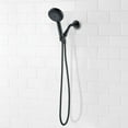 thumbnail image 4 of Better Homes & Gardens 8-Function Handshower with Power Spray & Clean Jet in Matte Black, 4 of 13