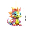 thumbnail image 2 of Cartoon Cute Baby Animal Acrylic Christmas Tree Ornament Hanging Decoration for Festive Party, 2 of 4