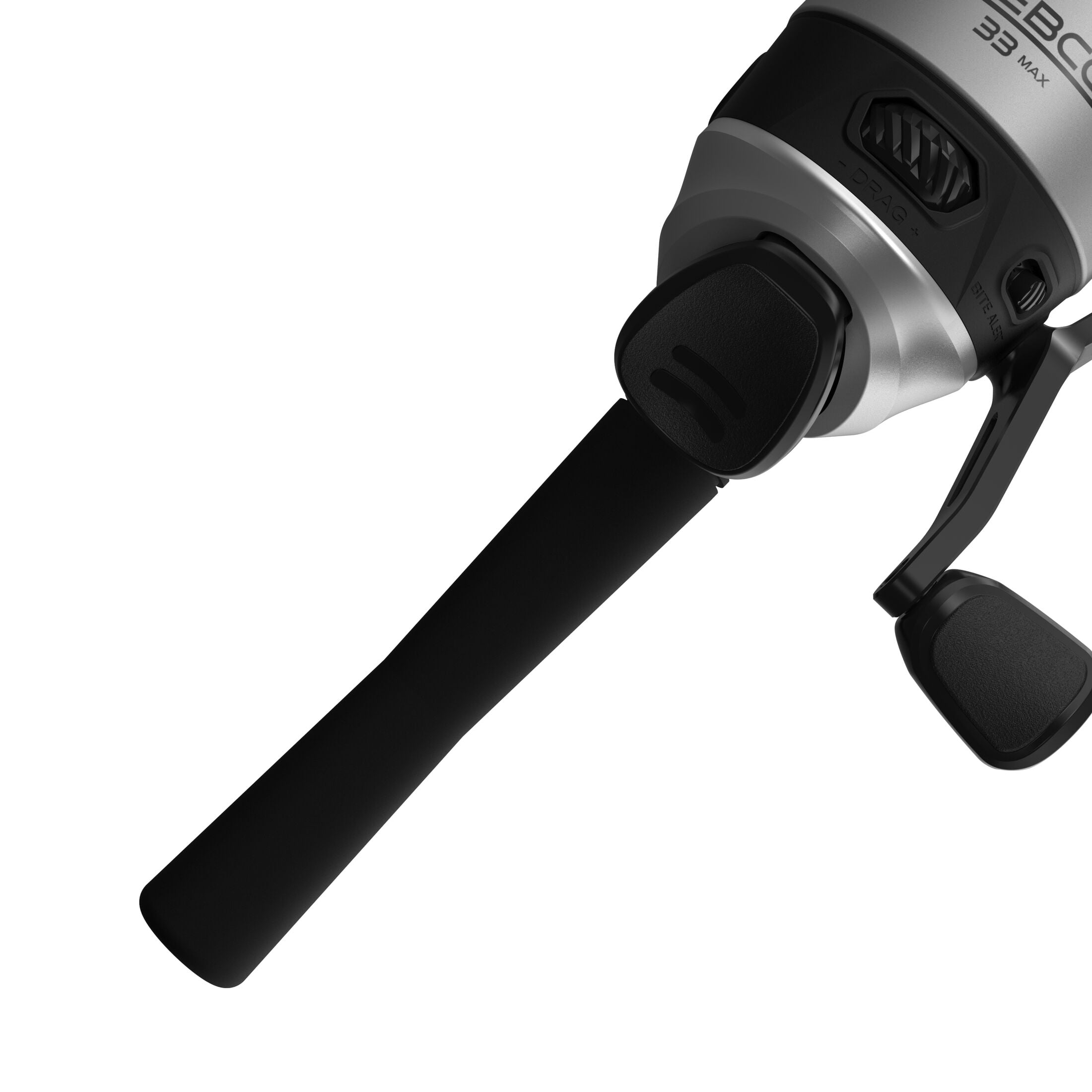Zebco 33 MAX Spincast Reel and Fishing Rod Combo, Pre-Spooled 20-Pound Line, Black