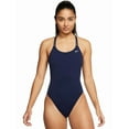 thumbnail image 2 of Nike Hydrastrong Ladies Solid Spiderback One Piece Swimsuit-Midnight Navy (Size 26), 2 of 3