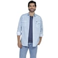 thumbnail image 1 of Camisa Vaquera Wrangler Hombre 20x W08 azul M, 1 of 5