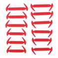 thumbnail image 1 of 12 Uds. Cordones Sin Atar, Cordones Elásticos para Y Adultos para de Deporte, Cordones Coloridos de Silicona Sin Cordone rojo Macarena No atan los cordones de los zapatos Los adultos de los niños, 1 of 4