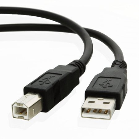 Tranquility Jabeth Wilson cyklus 10ft Hi-Speed USB 2.0 Printer Scanner Cable Type A Male to Type B Male For  HP Canon Lexmark Epson , Black - Walmart.com