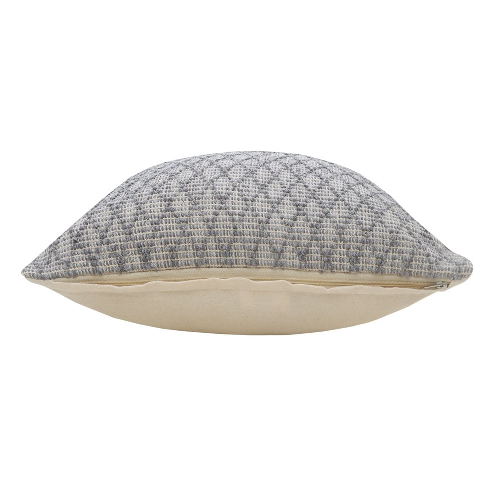 LR Home Modern Traditional Gray Diamond Geometric Throw Pillow