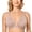 Cameo Heather, variant on Women's Front Closure Racerback Plus Size Bra, Full Coverage, Underwire, No Padding