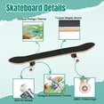 thumbnail image 4 of 31'' Complete Skateboard 7 Layer Canadian Maple Double Kick Deck Skateboards Plant Skate Board for Beginner Adult Gifts, 4 of 5