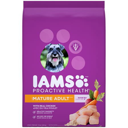 IAMS PROACTIVE HEALTH Mature Adult Dry Dog Food 15 Pounds