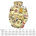 thumbnail image 2 of Pompompurin Hoodie 3D Print Pullover Hooded Long Sleeve Sweatshirts Tops Blouse with Pocket for Mens Womens, 2 of 8