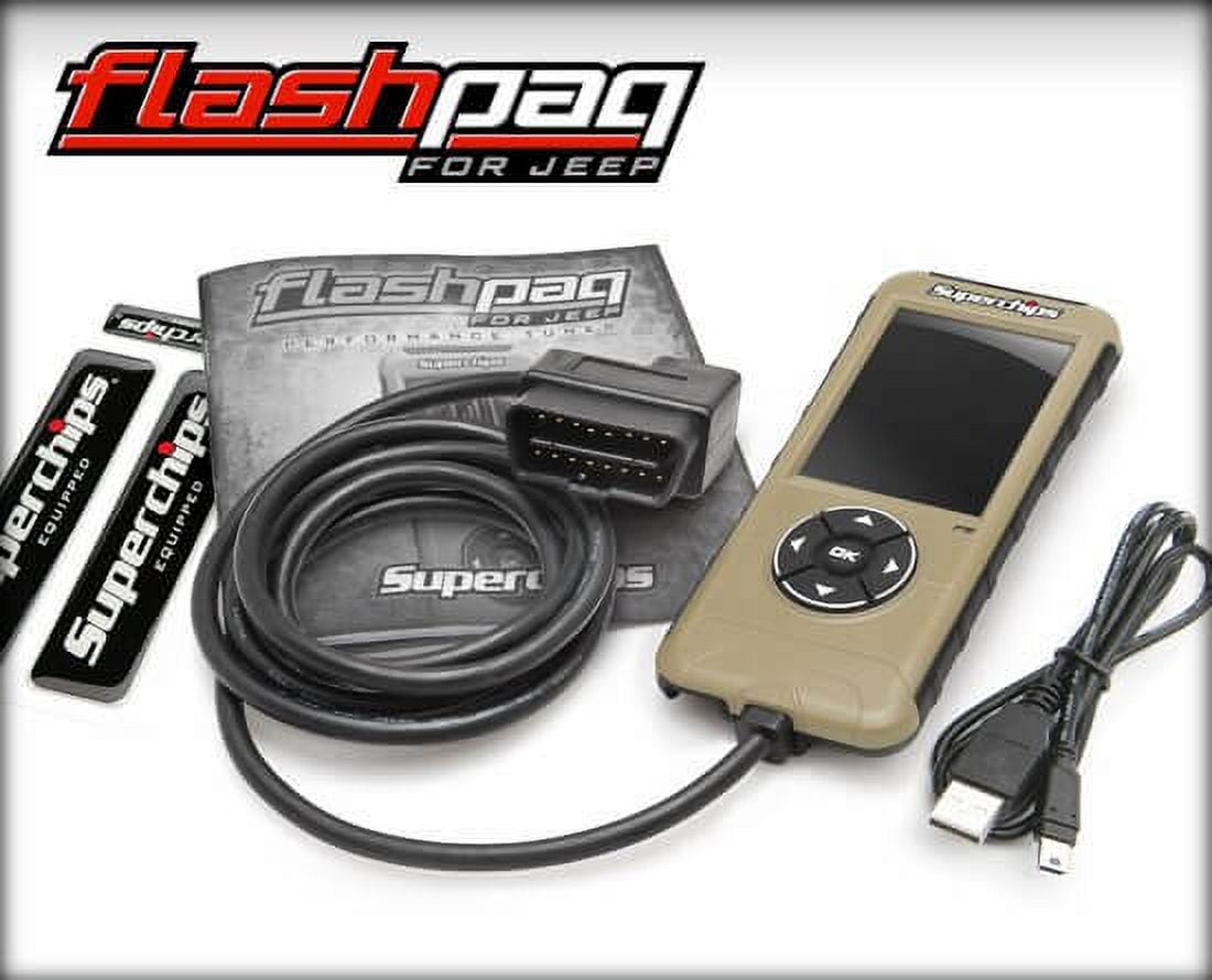 Superchips Jeep Flashpaq F5 Programmer and PCM Swap - 3876