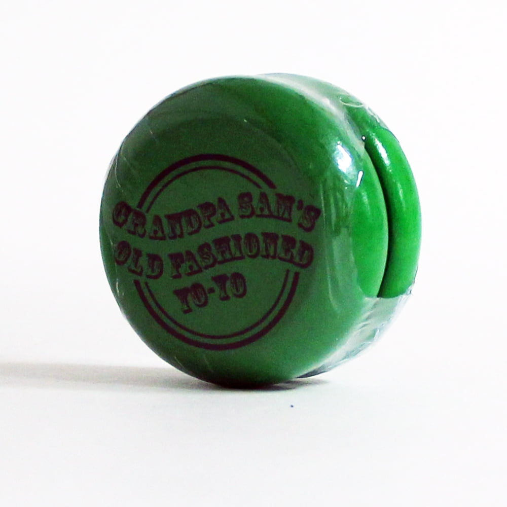 Grandpa Sam's Old Fashioned Wooden Yo-Yo by YoYoSam - Green - Walmart.com