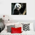 thumbnail image 5 of PIKWEEK Animal Panda Canvas Wall Art Cute Panda on Branches Picture Gallery Wrapped for Kids Room Nursery Bathroom Framed Artwork, 5 of 5