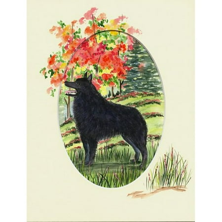 Caroline's Treasures Schipperke 2-Sided Garden Flag