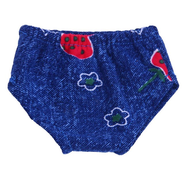 Ropa interior de muñeca ropa para 18 '' muñecas se visten de azul oscuro perfke Ropa interior de muñecas