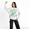 thumbnail image 4 of Women's Gameday Couture  Ash South Florida Bulls Whiteout Premium Fleece Camo Sweatshirt, 4 of 5