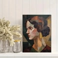 thumbnail image 2 of Qisvanset 12x16 Inch Ostrich Portrait Abstract Canvas Print Wall Art, 2 of 5