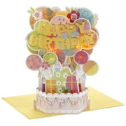 Hallmark Paper Wonder Musical Pop Up Birthday Card (Mylar Balloon Explosion, Plays Happy Birthday)