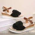 thumbnail image 5 of Women's Sandals Women's Summer Size Wedge Fish Mouth Roman Sandals, 5 of 7
