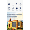 thumbnail image 3 of Solar Powered Fan for Dog House 15W Waterproof Solar Panel Dual Exhaust Fans for Shed Chicken Coop Dog House Ventilation, 3 of 6