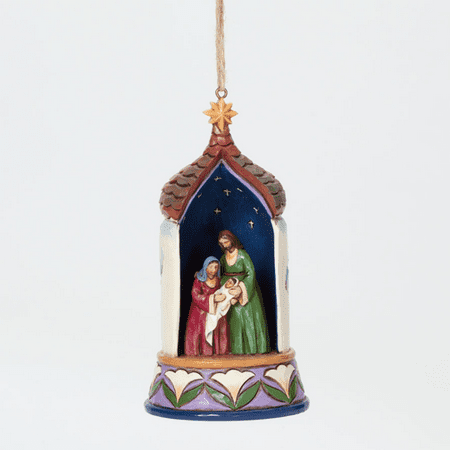 Jim Shore 4037594 Lighted Holy Family Ornament NEW 2014