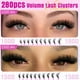 thumbnail image 3 of Kit de extensión de pestañas Ruairie Full Lash Clusters 280 piezas 100D/150D, 3 of 8