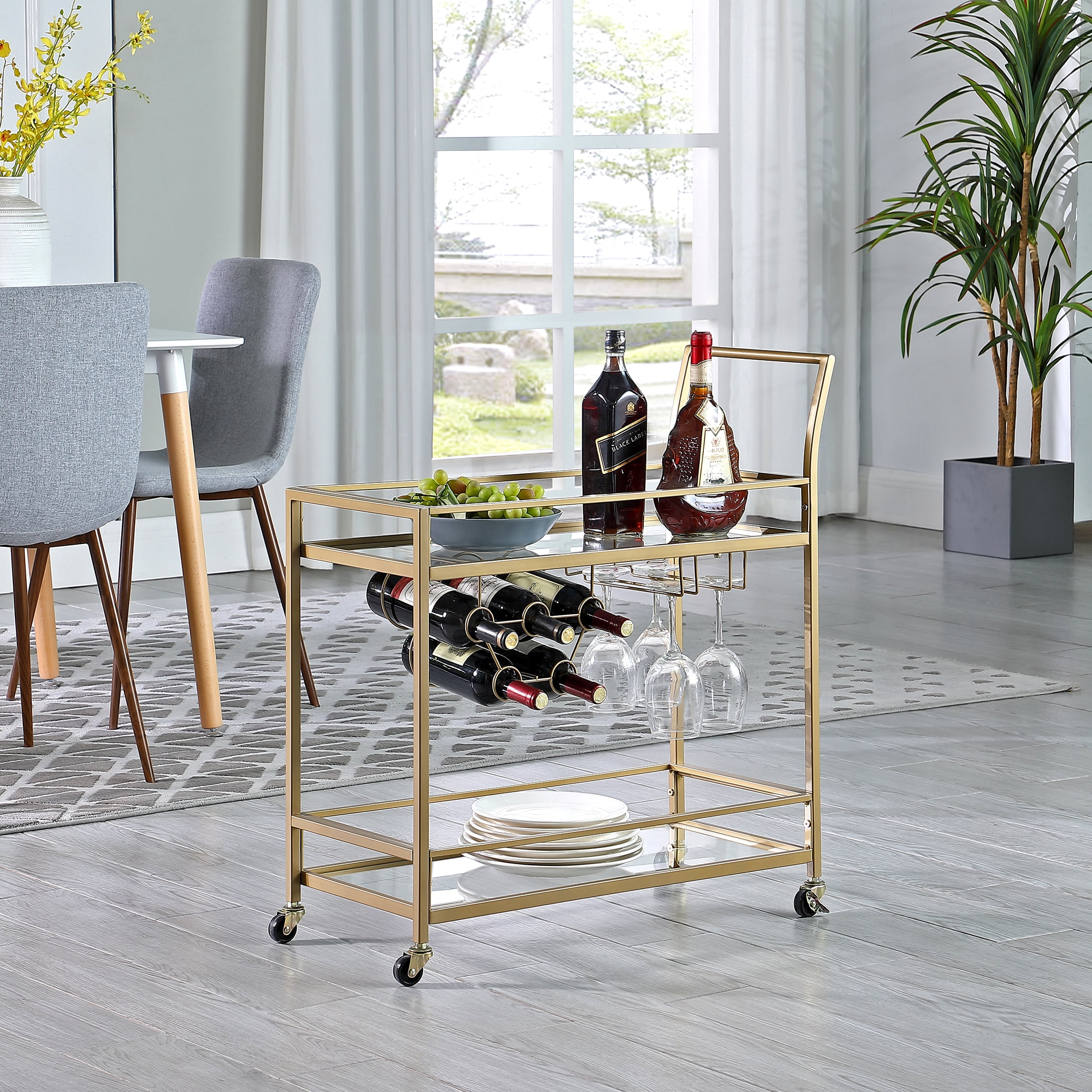 FirsTime & Co. Gold Francesca Bar Cart