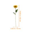 thumbnail image 2 of TABLETREANDS 10Ud Adorno De Girasol Falso Con Tallo Para Festiva Y, 2 of 7