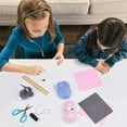 thumbnail image 5 of Crochet Kit Beginners 6 Set Crochet Pom Pom Cute Bunny Rabbit Knitting Kit Easter Day Christmas Birthday Easter Gift Girls, 5 of 7